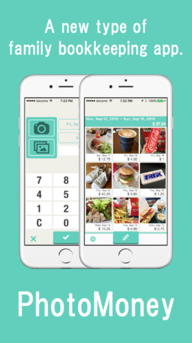 A new type of family bookkeeping app that takes photos to record expenses-PhotoMoney.